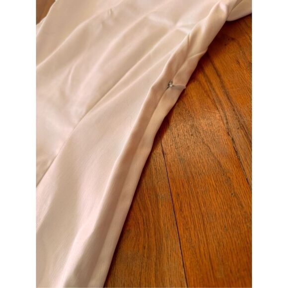 Yumi Eto White Midi Off Shoulder Chic Dress Size 40/8 - Picture 5 of 12